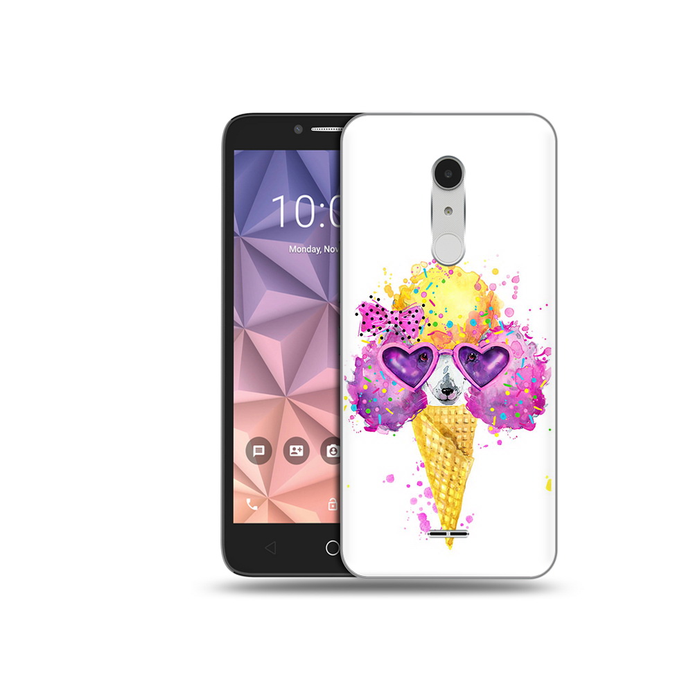

Чехол MyPads Tocco для Alcatel A3 XL Рожок, Прозрачный, Tocco