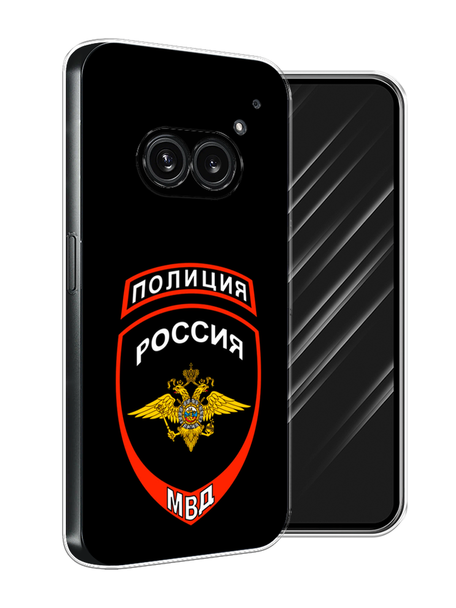 

Чехол Awog на Nothing Phone 2a "Полиция шеврон", Черный;красный;белый, 3300350-1