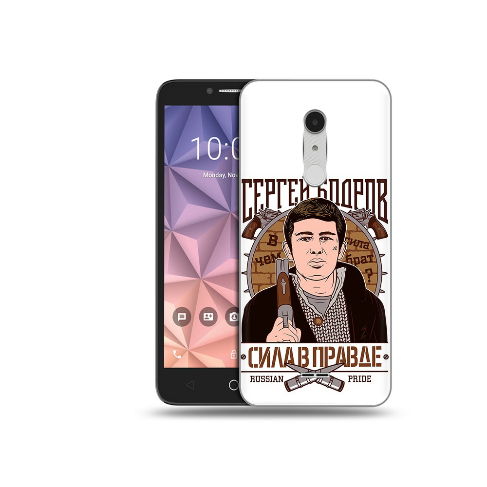 Чехол MyPads Tocco для Alcatel A3 XL Сергей Бодров