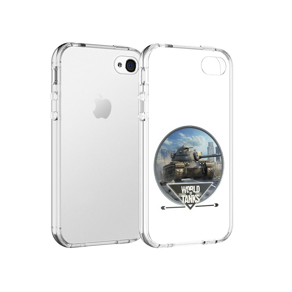 

Чехол MyPads Tocco для Apple iPhone 4 Мир танков, Прозрачный, Tocco