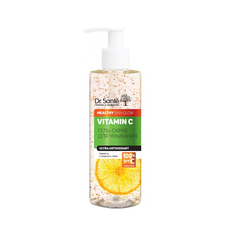 фото Гель-скраб dr.sante vitaminc gel scrub 200 мл dr. sante