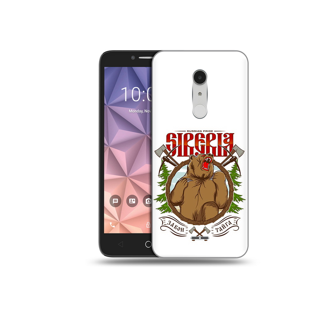 

Чехол MyPads Tocco для Alcatel A3 XL Тайга, Прозрачный, Tocco