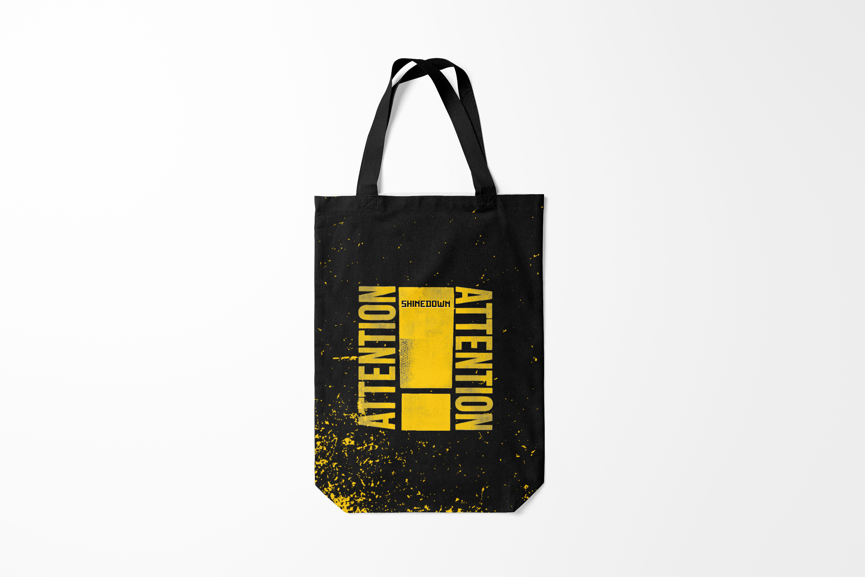 

Сумка шoппер унисекс Burnettie Shinedown Attention Black, черный, Shinedown Attention Black
