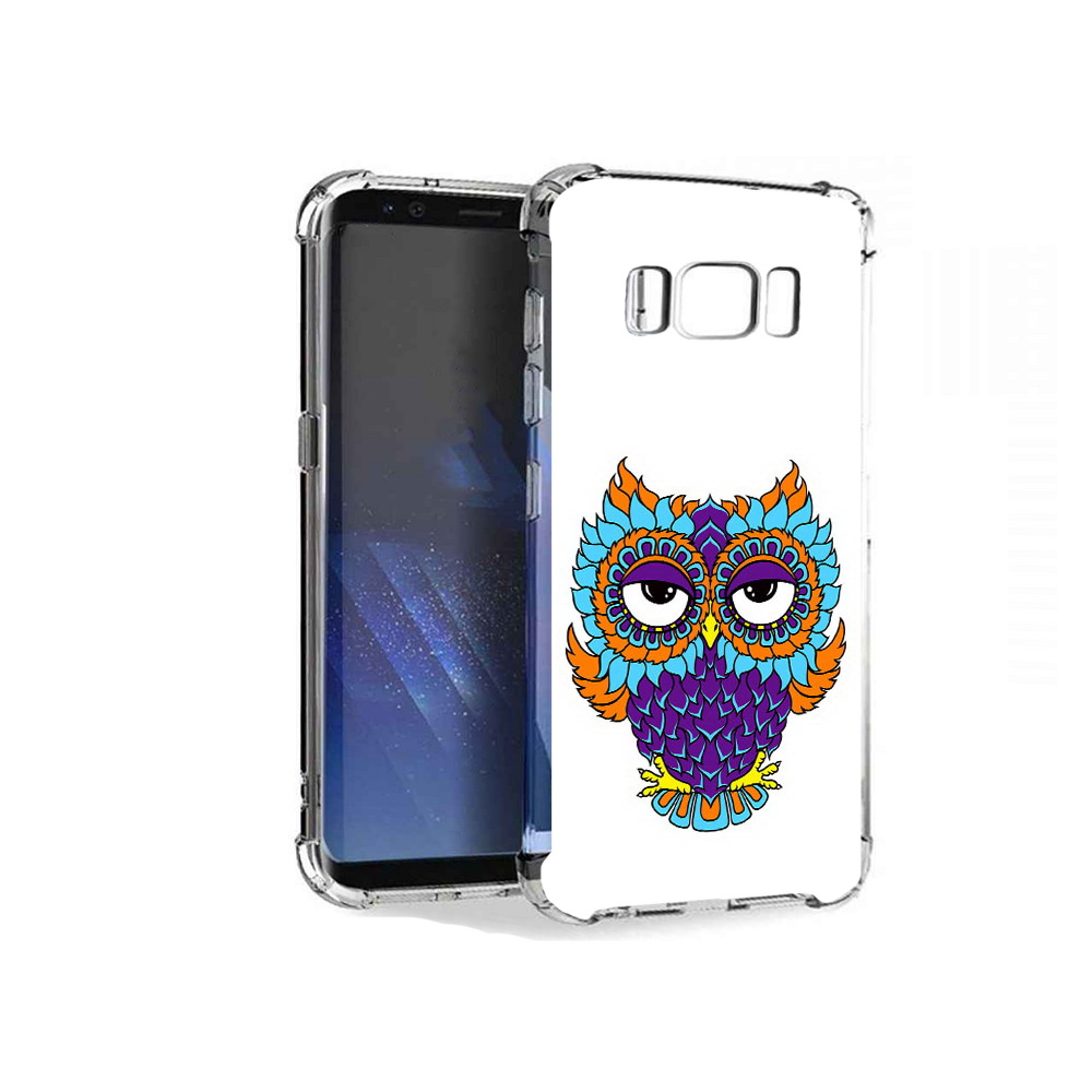 

Чехол MyPads Tocco для Samsung Galaxy S8+ Цветная сова, Tocco