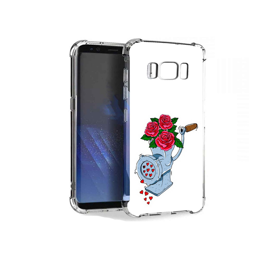 

Чехол MyPads Tocco для Samsung Galaxy S8+ Цветочные сердца, Tocco