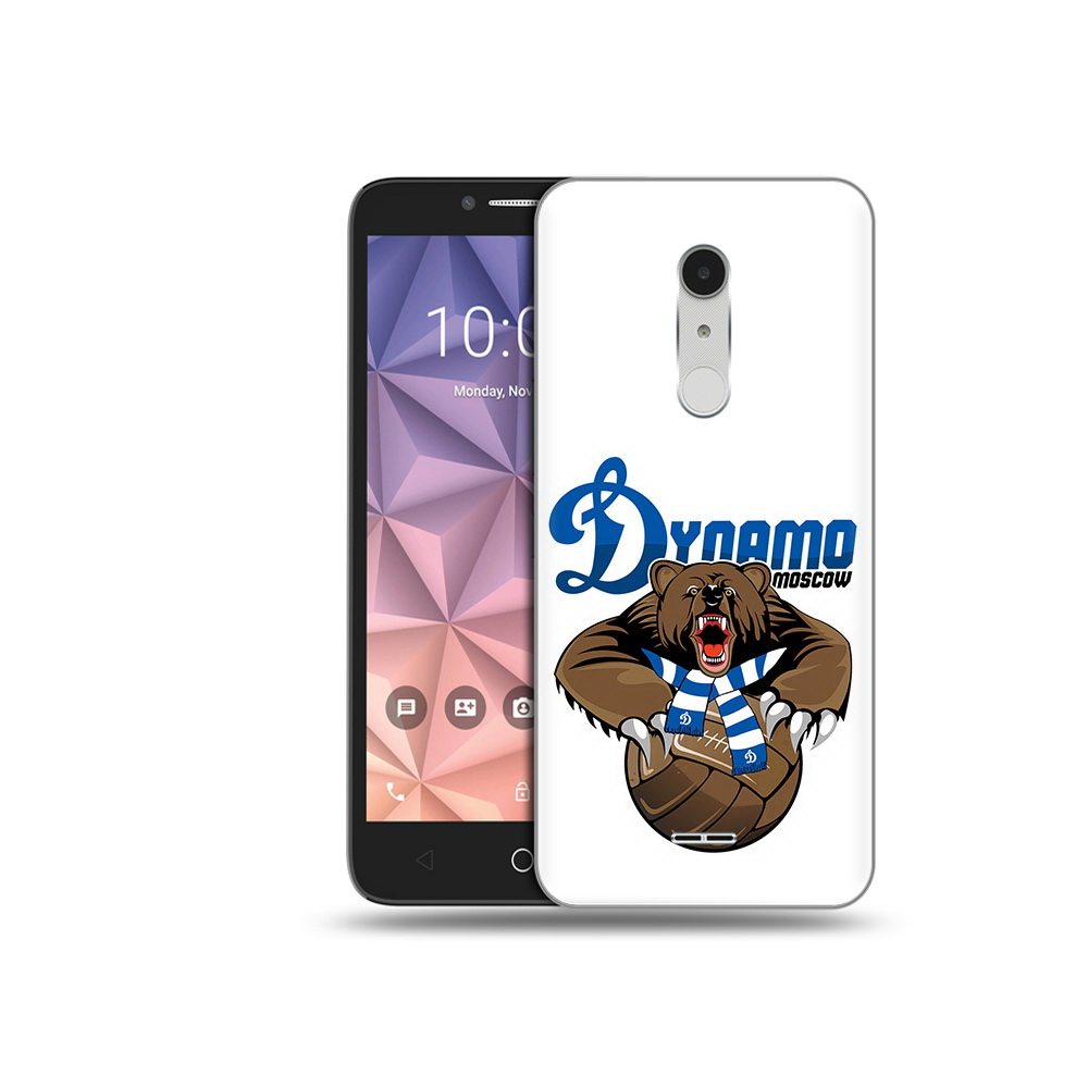 

Чехол MyPads Tocco для Alcatel A3 XL ФК Динамо медведь, Прозрачный, Tocco