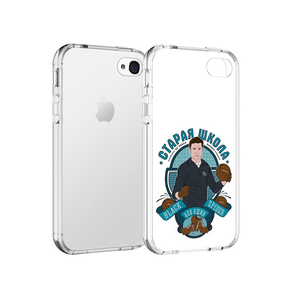 

Чехол MyPads Tocco для Apple iPhone 4 Старая школа, Прозрачный, Tocco