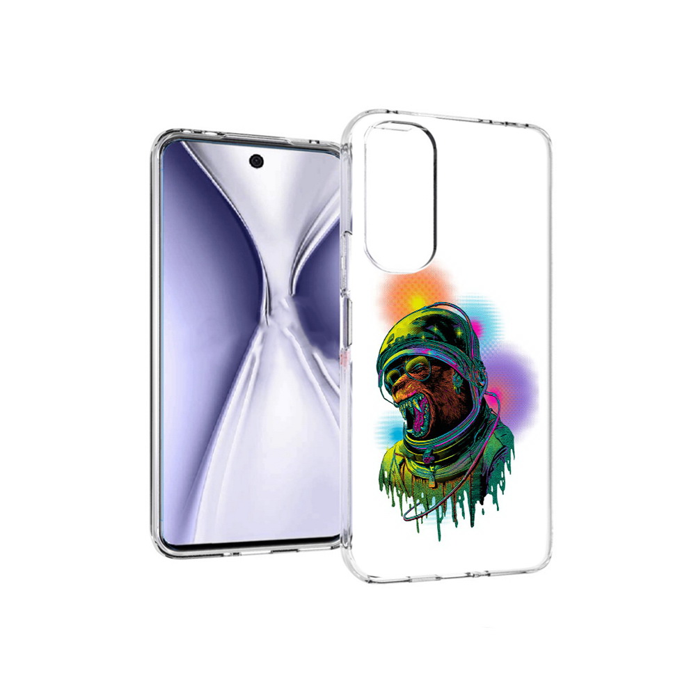 

Чехол MyPads Tocco для Huawei Honor X20 медведь космонавт, Прозрачный, Tocco
