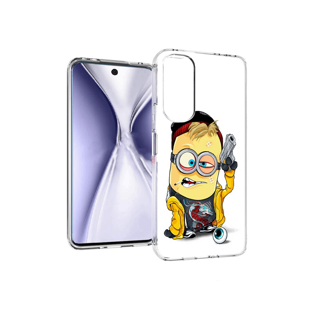 

Чехол MyPads Tocco для Huawei Honor X20 миньон бандит, Прозрачный, Tocco