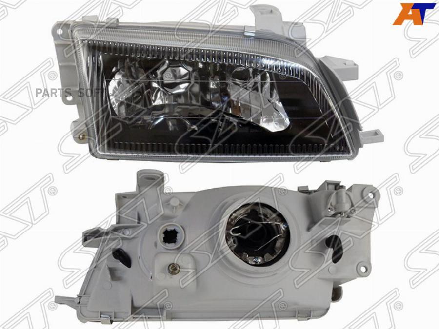 

SAT Фара TOYOTA CALDINA/CARINA E 92-96 RH черный хрусталь