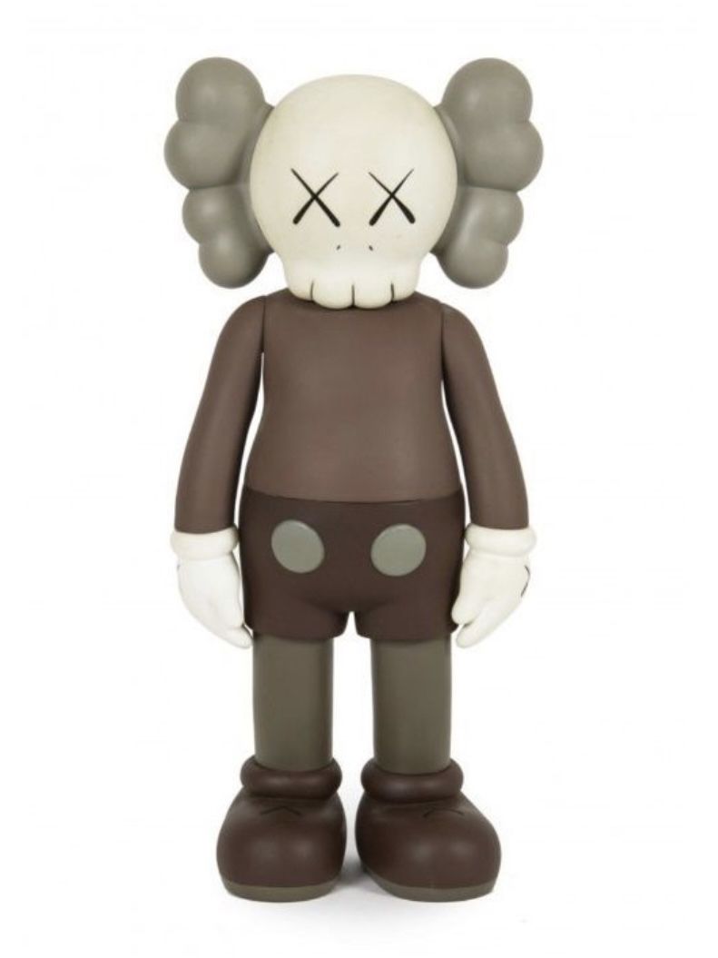 Коллекционная фигурка игрушка 40 см Kaws Companion. коричневая.