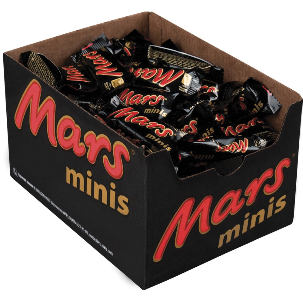 

Конфеты шоколадные Mars minis весовые, 1 кг х 2 шт, 56730.319920