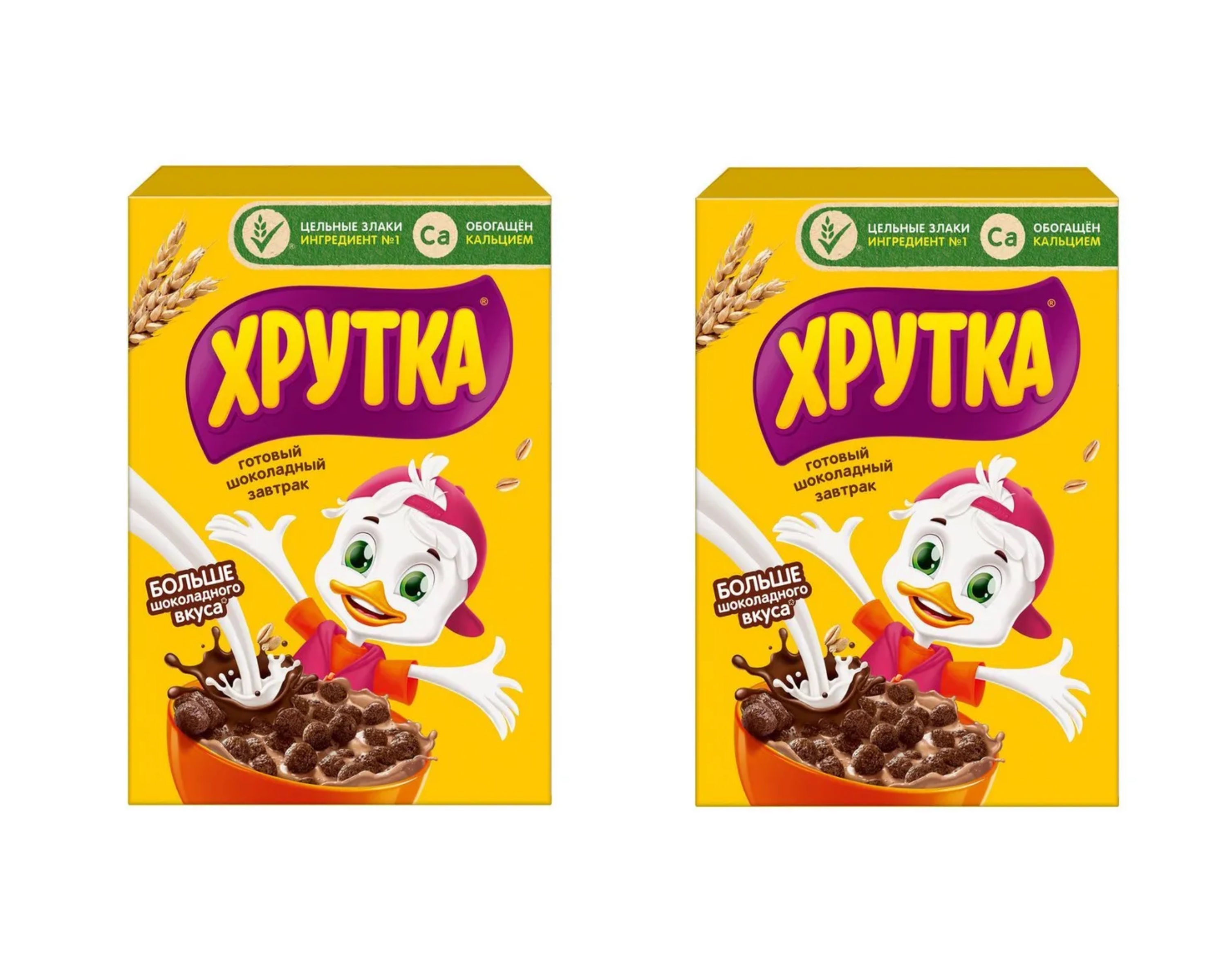

Готовый завтрак Хрутка Шоколадные шарики, 350 г х 2 шт, шоколадные