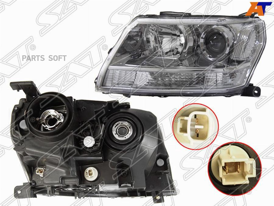 

SAT Фара SUZUKI ESCUDO/VITARA 5D 05-15 LH галоген, с электрокорректором (Евросвет)