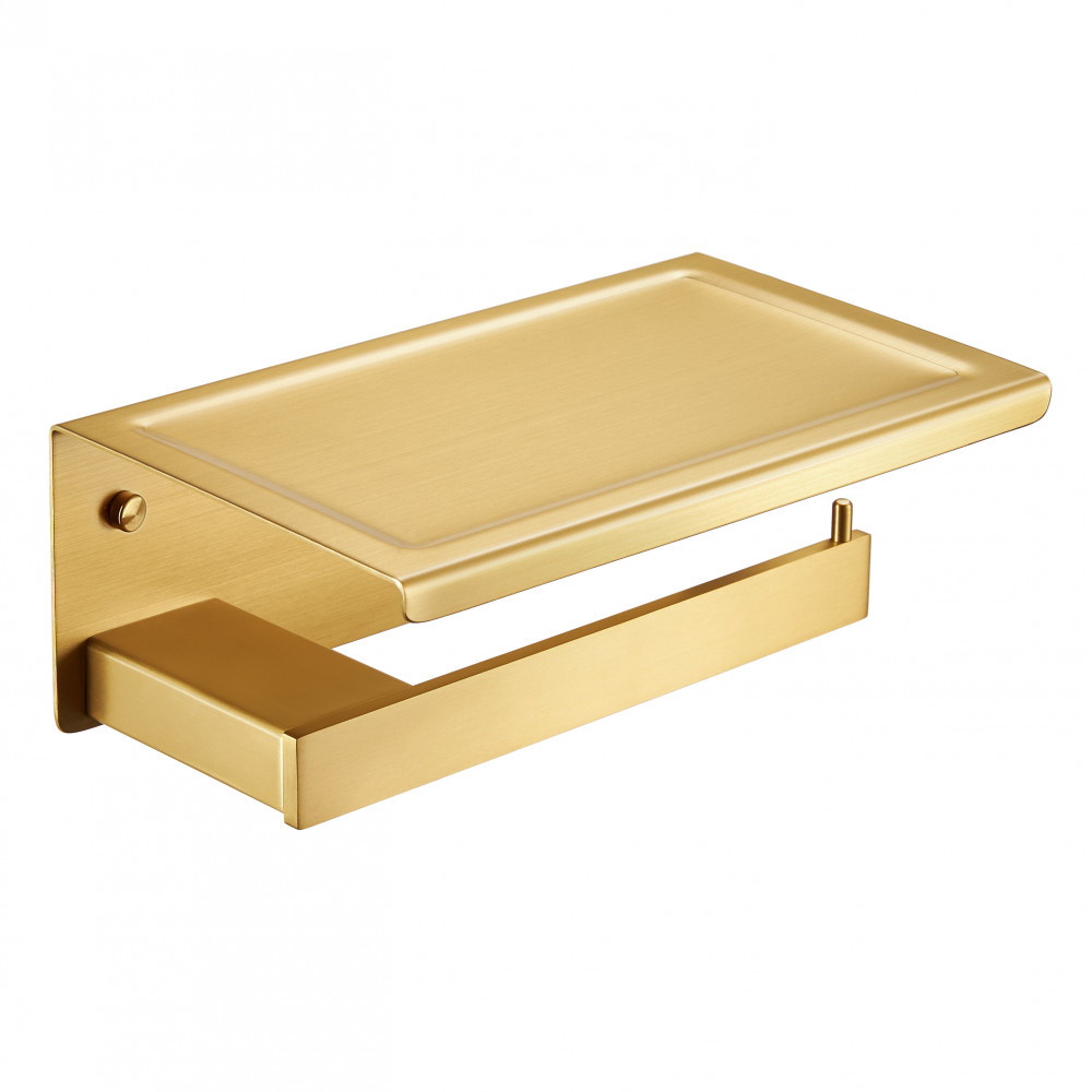 Держатель для туалетной бумаги MILACIO Ultra (MCU.953.GD) настенный золото