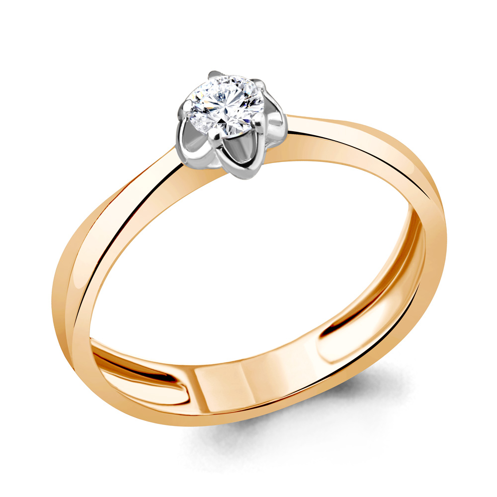 

Кольцо из красного золота с бриллиантом Aquamarine Aquamarine 961292к_585_кз р, 961292к_585_кз