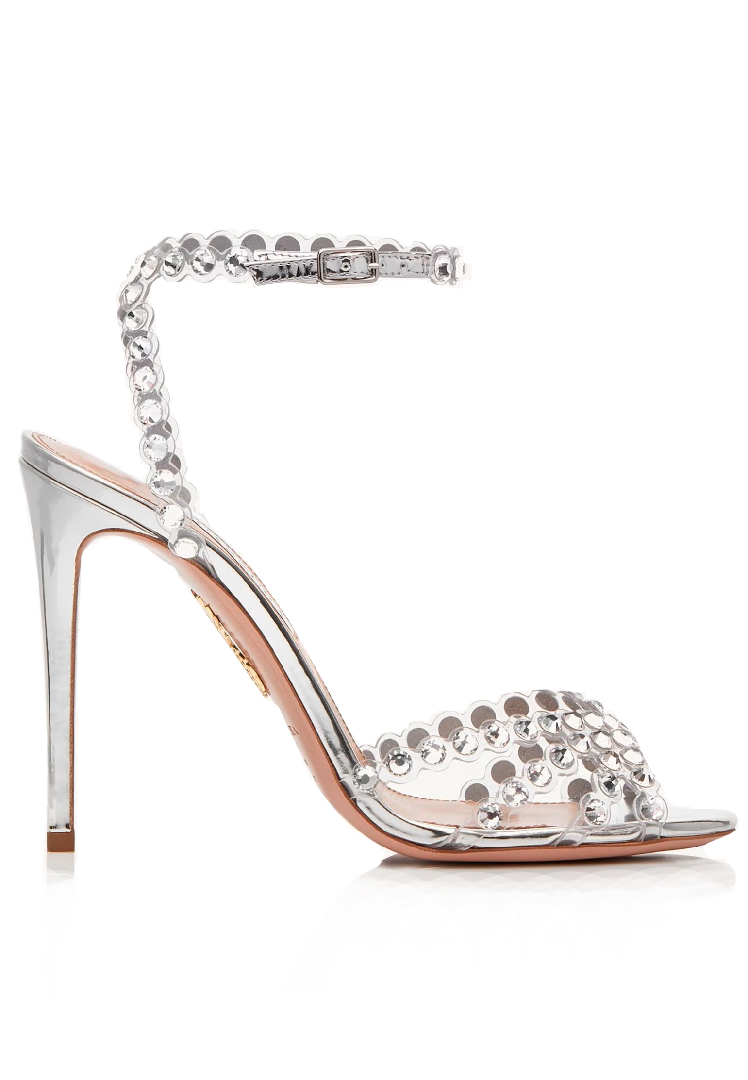 

Босоножки женские AQUAZZURA 155526 белые 38.5 EU, Белый, 155526