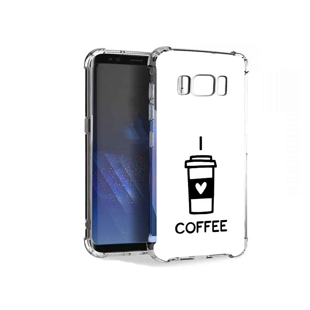 

Чехол MyPads Tocco для Samsung Galaxy S8+ Я люблю кофе, Tocco
