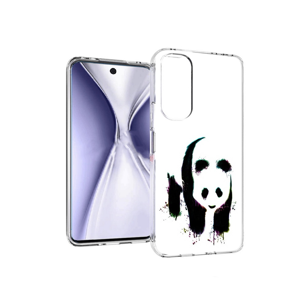 

Чехол MyPads Tocco для Huawei Honor X20 панда в акварели, Прозрачный, Tocco