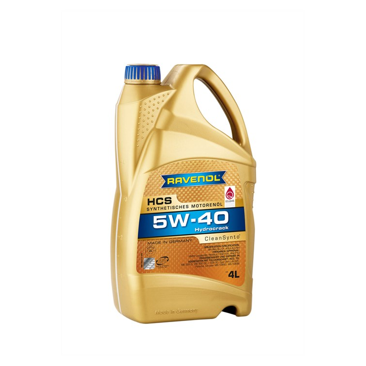 фото Масло моторное ravenol hcs 5w-40 синтетическое 4 л 4014835723993