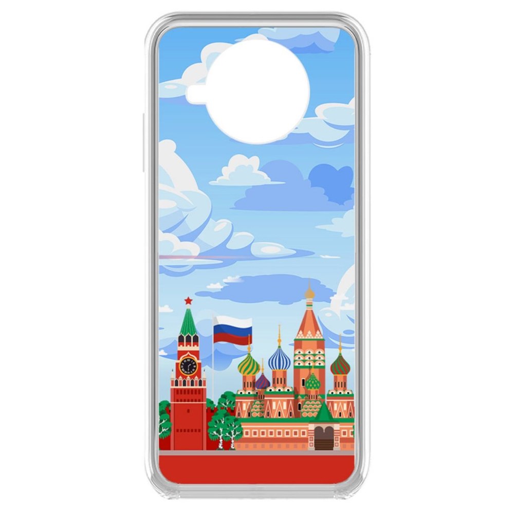 

Чехол-накладка Krutoff Clear Case Красная Площадь для Xiaomi Mi 10T Lite