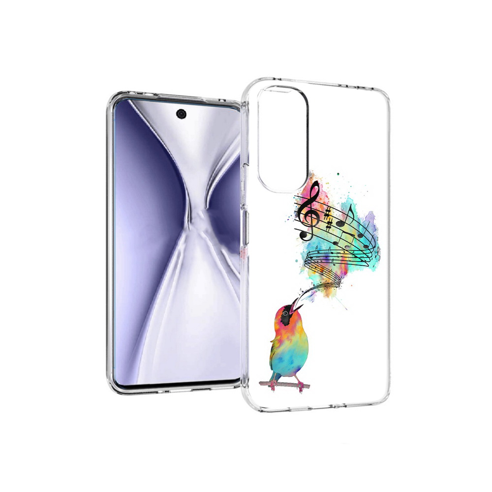

Чехол MyPads Tocco для Huawei Honor X20 певчая птичка, Прозрачный, Tocco