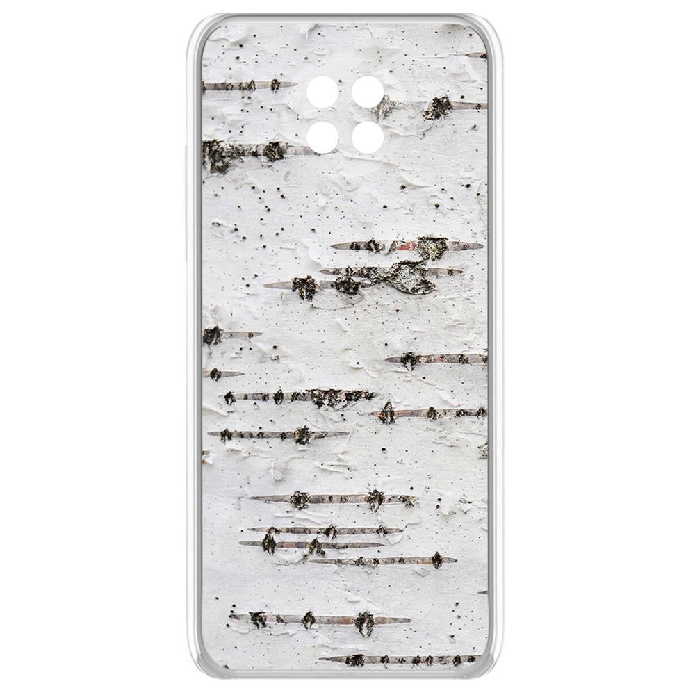 

Чехол-накладка Krutoff Clear Case Березка для Xiaomi Redmi Note 9T