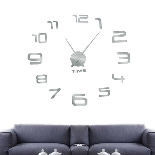фото Настенные часы-наклейка "минимализм" sima-land