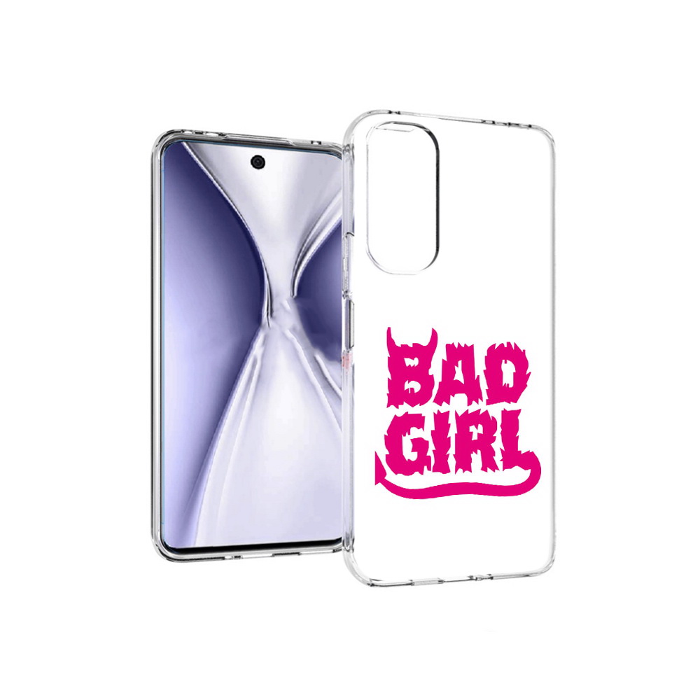 

Чехол MyPads Tocco для Huawei Honor X20 плохая девочка, Прозрачный, Tocco