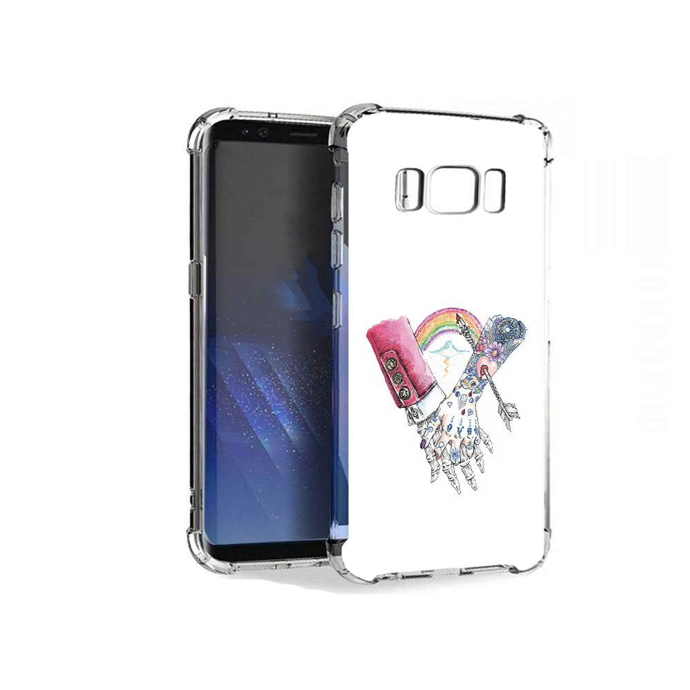 

Чехол MyPads Tocco для Samsung Galaxy S8+ абстракция руки в татуировках, Tocco