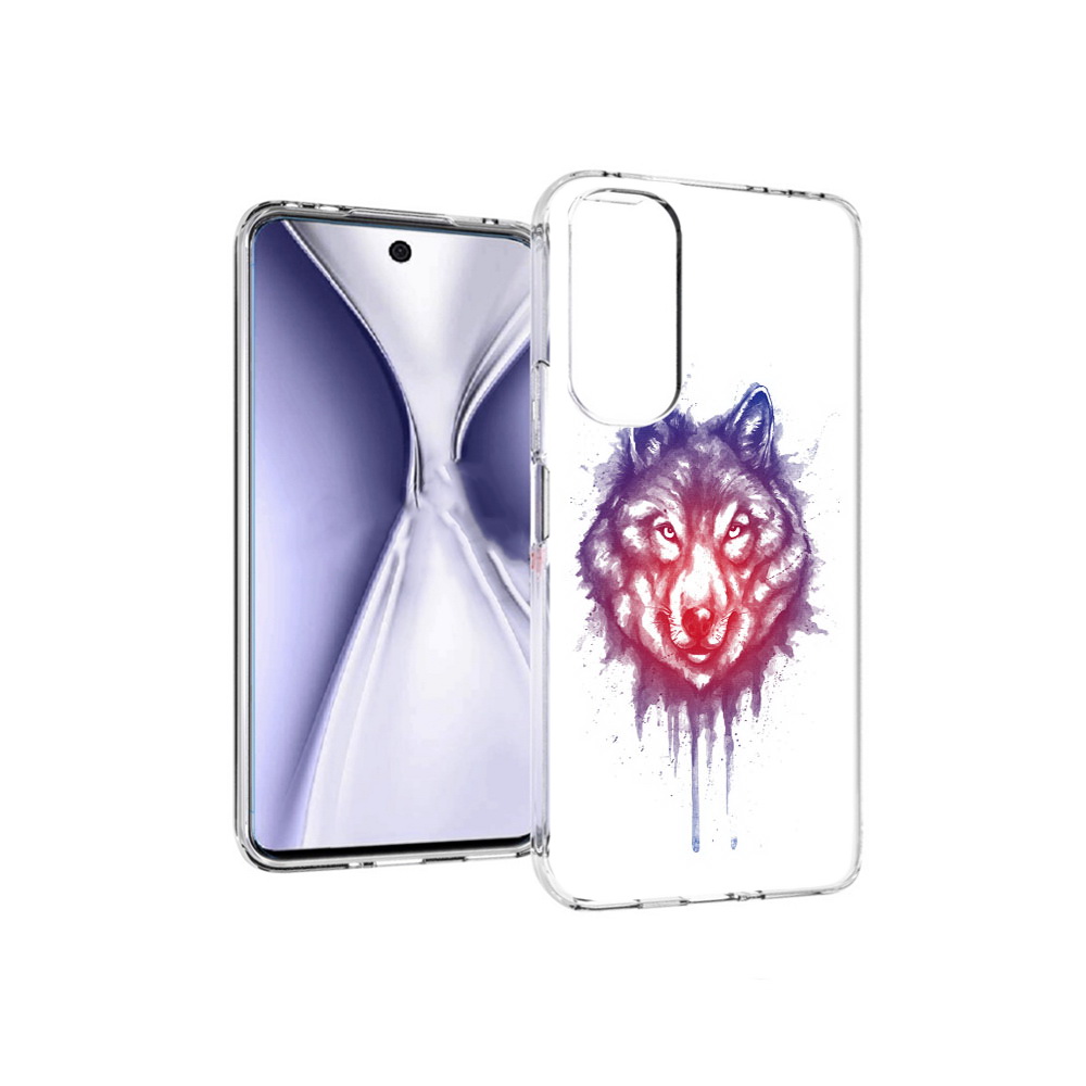 

Чехол MyPads Tocco для Huawei Honor X20 пушистый волк, Прозрачный, Tocco