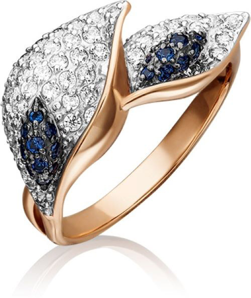 

Кольцо из красного золота р.  PLATINA jewelry 01-4554-00-404-1110-32, фианит, 01-4554-00-404-1110-32