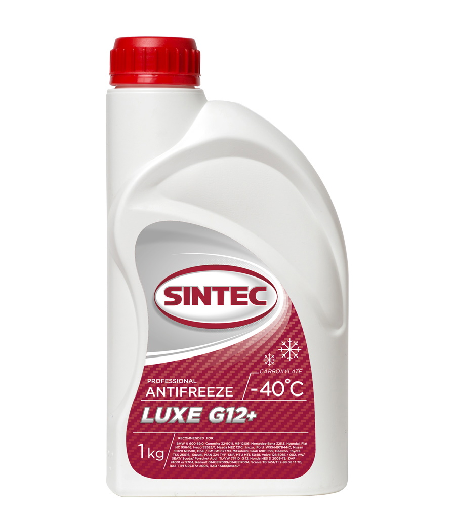 фото Антифриз sintec antifreeze luxe g12+ (-40)