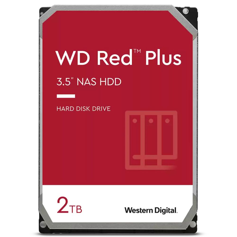 

Жесткий диск Western Digital 2TB 3.5" Red Plus 5400RPM (WD20EFPX)