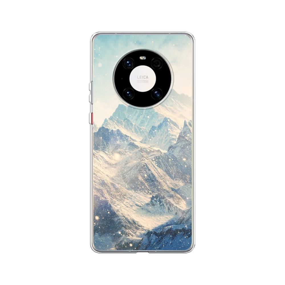

Чехол Awog на Huawei Mate 40 Pro "Горы 4", Голубой, 6104450-4