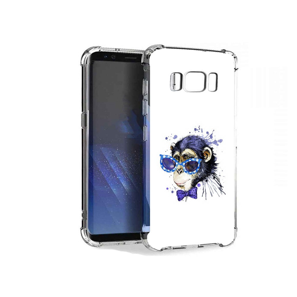 

Чехол MyPads Tocco для Samsung Galaxy S8+ акварельная обезьяна, Tocco