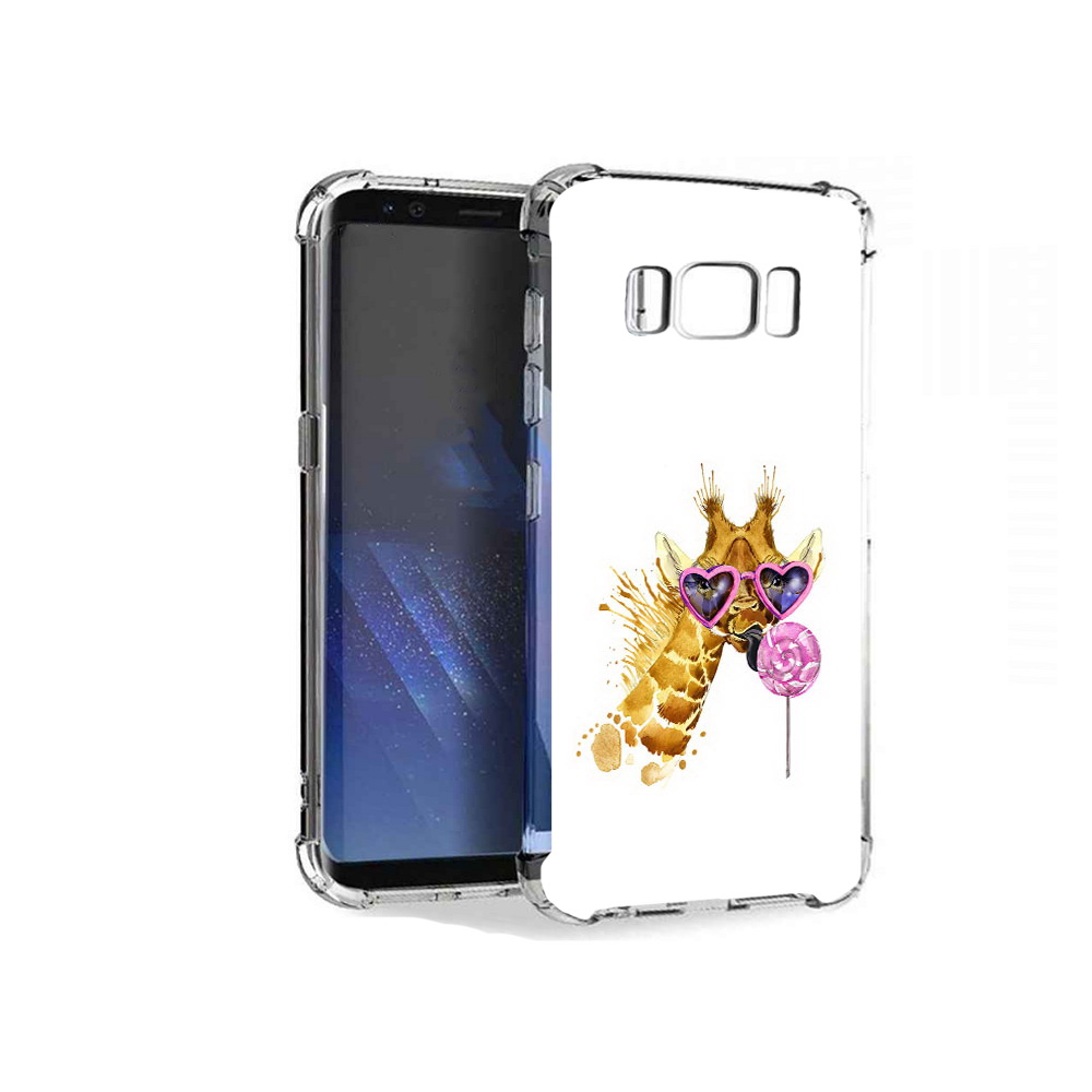 

Чехол MyPads Tocco для Samsung Galaxy S8+ акварельный жираф, Tocco