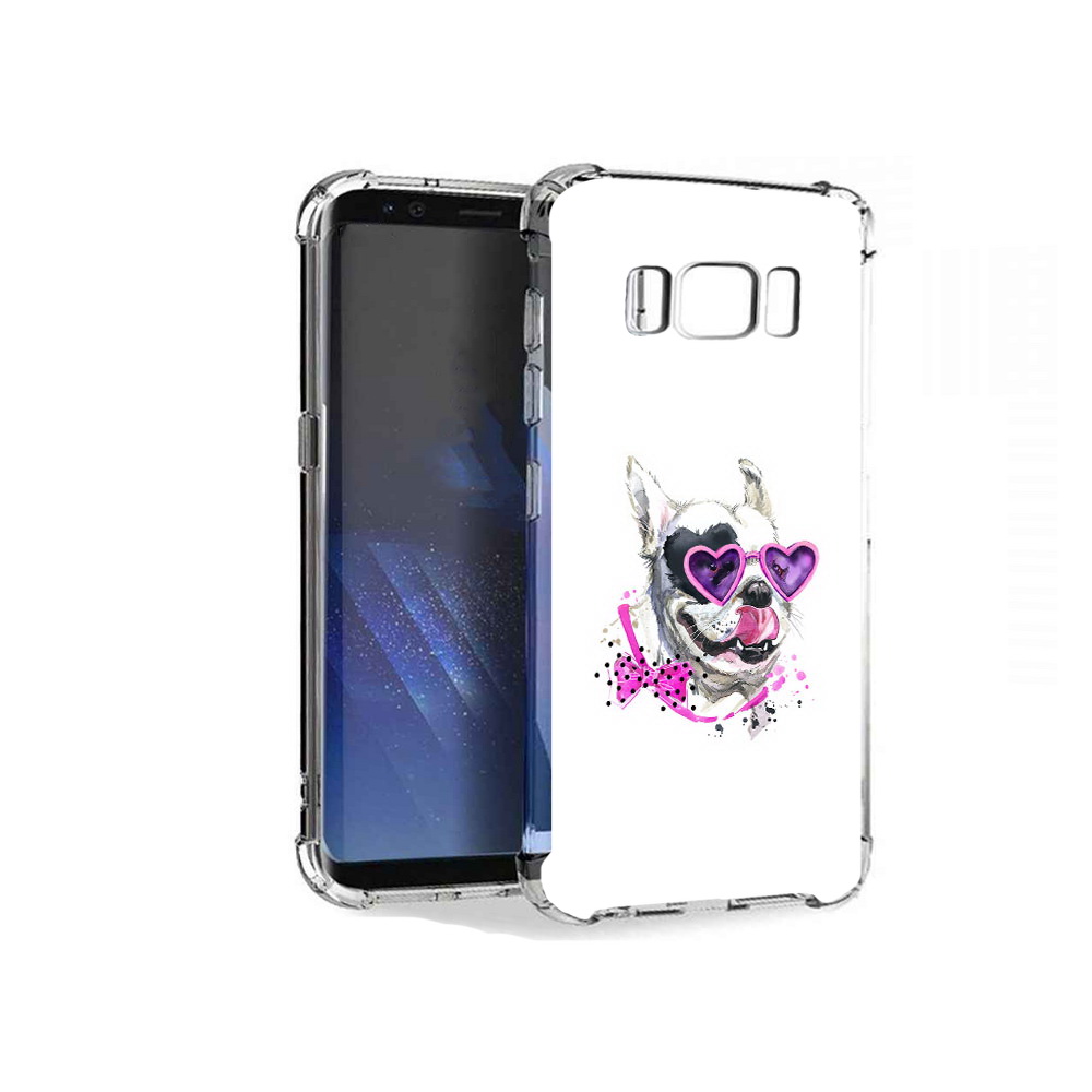 

Чехол MyPads Tocco для Samsung Galaxy S8+ акварельный пёс, Tocco