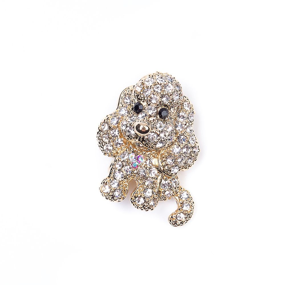 

Брошь из бижутерного сплава с swarovski Moon Paris MoS-22.03-002, MoS-22.03-002