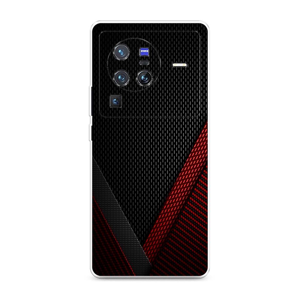

Чехол Awog на Vivo X80 Pro "Красный карбон", Разноцветный, 266650-3