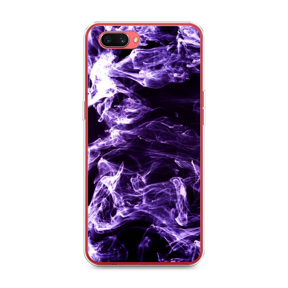 

Чехол для Oppo A3s "Фиолетовый дым", Фиолетовый;белый;черный, 250650-3