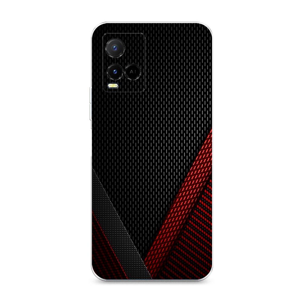 

Чехол Awog на Vivo Y21e "Красный карбон", Разноцветный, 266350-3