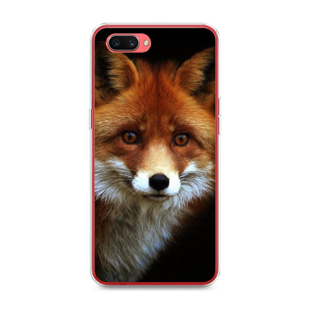 

Чехол для Oppo A3s "Лиса 2", Оранжевый;черный;серый, 250650-1