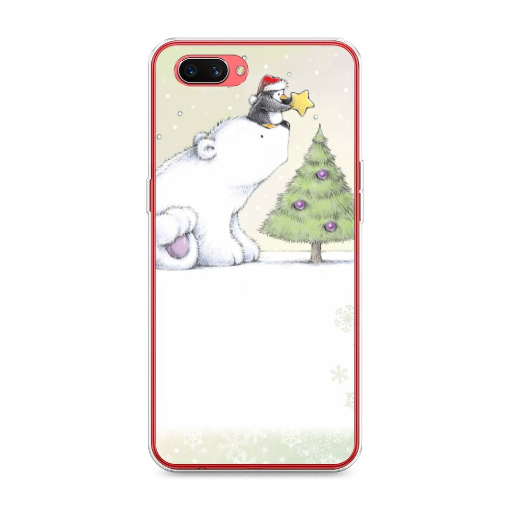 

Чехол для Oppo A3s "Украшение елки", Белый;бежевый, 250650-5