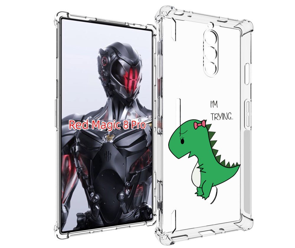 

Чехол MyPads динозаврик-девочка для ZTE Nubia Red Magic 8 Pro / Red Magic 8 Pro Plus, Tocco