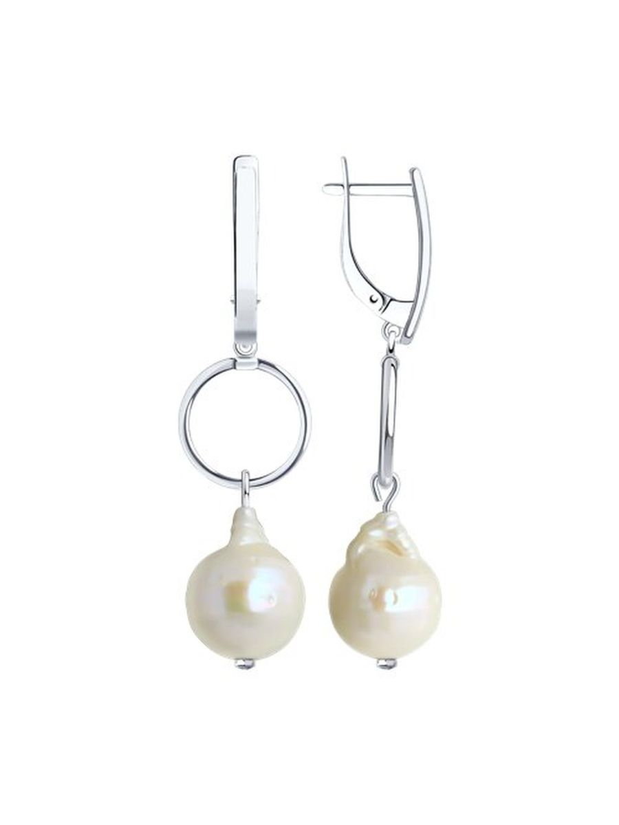 

Серьги из серебра TEO MAORI 892022756, жемчуг культивированный, 892022756
