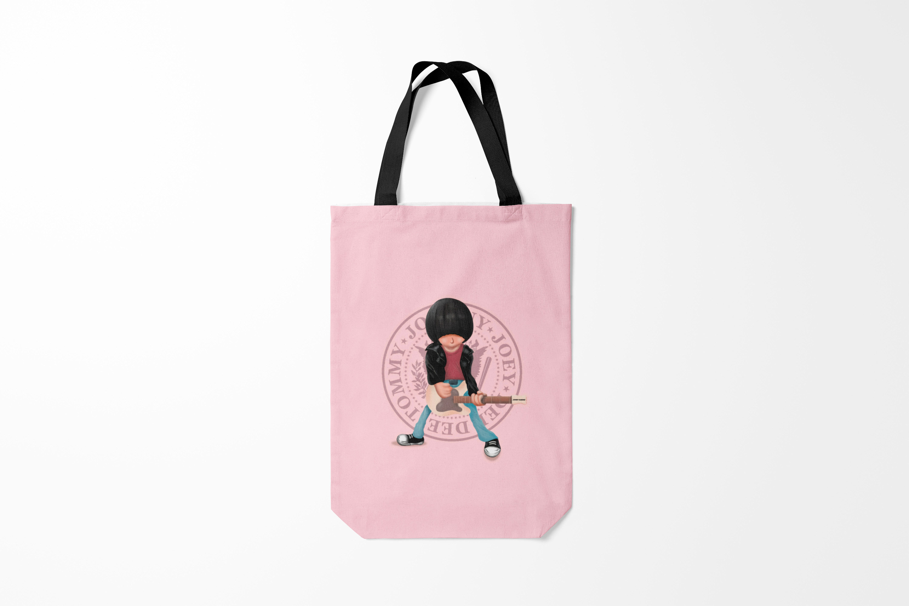

Сумка шoппер унисекс Burnettie Ramones Joey Ramone, розовый, Ramones Joey Ramone