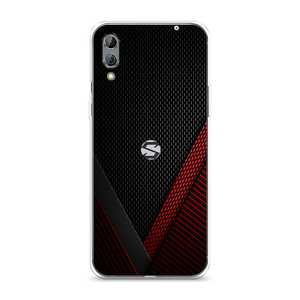 

Чехол Awog на Xiaomi Black Shark 2/2 Pro "Красный карбон", Разноцветный, 36350-3