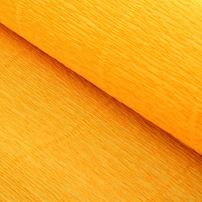 Бумага гофрированная, 576 Светло-оранжевая, 0,5 х 2,5 м