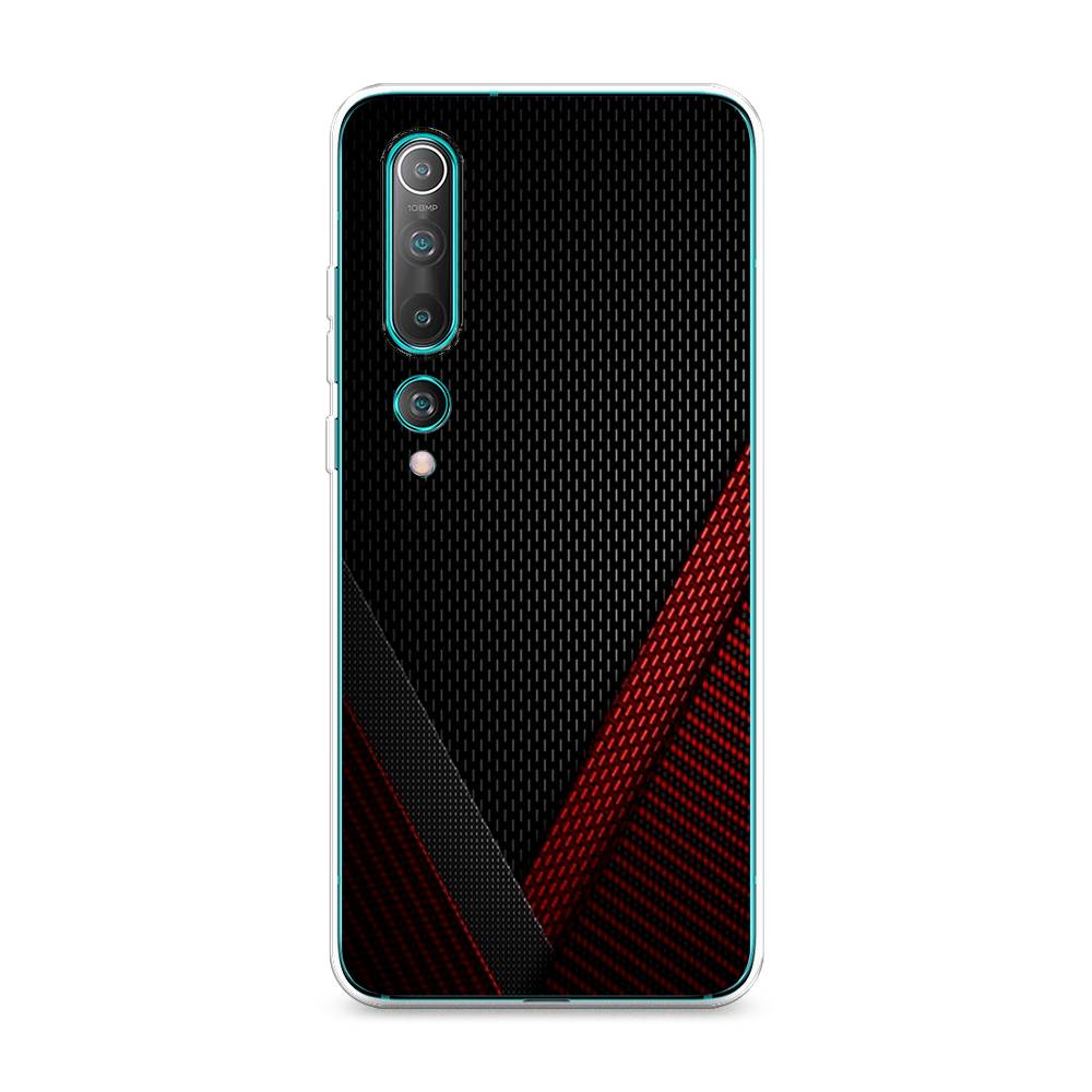 

Чехол Awog на Xiaomi Mi 10 Pro "Красный карбон", Разноцветный, 37850-3